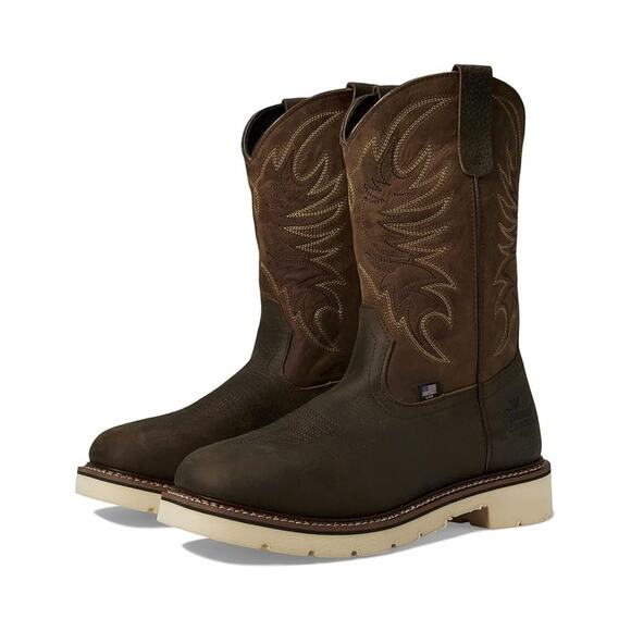 Thorogood Mens American Heritage Wellington Safety Boot 11.5 D Brown SR NIB - Picture 1 of 12